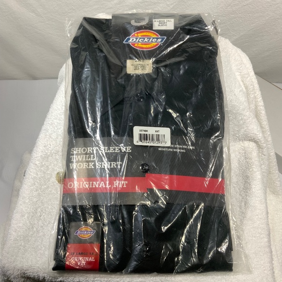 NWT - Dickies Short Sleeve Twill Work Shirt - XXT - Picture 2 of 6